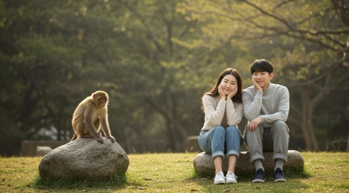 무신일주 - 굳건한 바위산에 앉은 원숭이, 강인함과 재치의 조화 12 무신일주 - 굳건한 바위산에 앉은 원숭이, 강인함과 재치의 조화