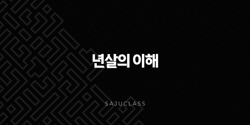 삶의 굴곡점에서 마주하는 운명의 그림자 - 년살의 이해 1 image 8