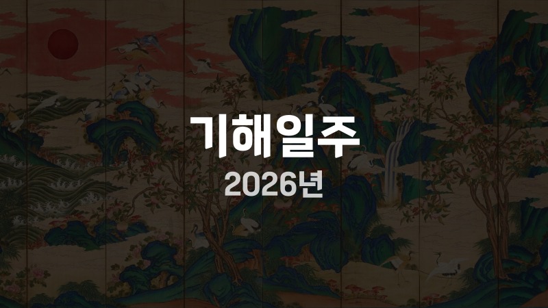기해일주 2026년