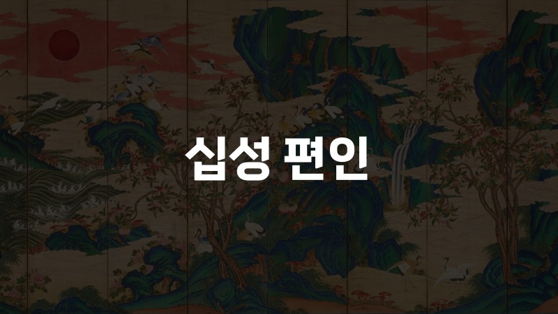 십성 편인