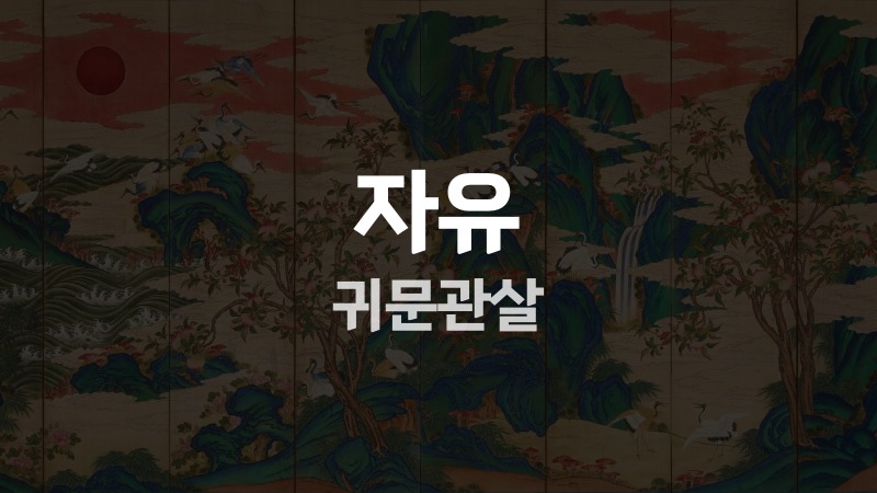 자유 귀문관살