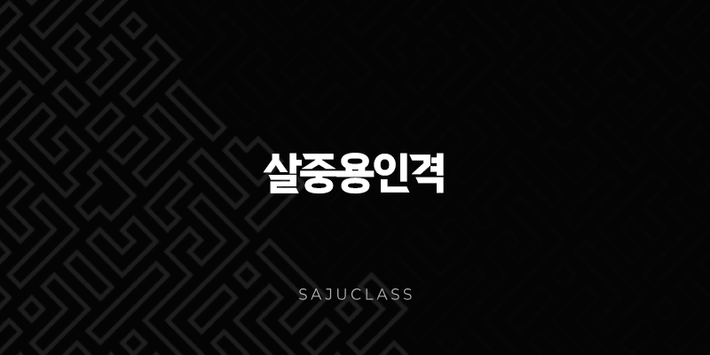 살중용인격 - 강한 압박 속 지혜로움을 발휘하는 운명 1 image 255