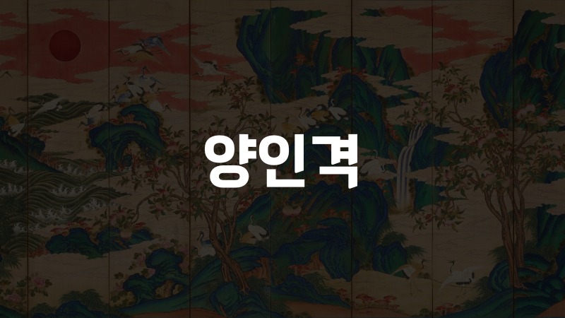 양인격