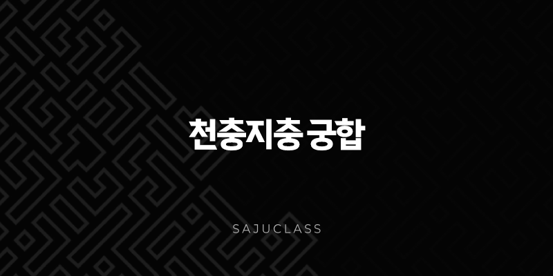 천충지충 궁합 - 제대로 알고 행복한 관계 만들기 1 image 163