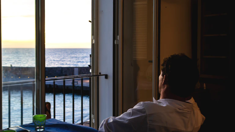 시상일위편재격 특징과 말년에 벼락부자 되는 사주 구조와 재물운 개운법 4 먼 지평선을 바라보는 사업가와 미래의 비전