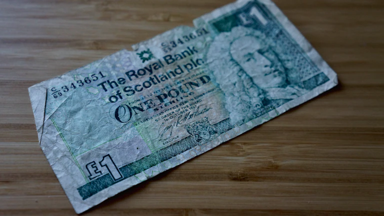 돈이 들어있는 열린 지갑