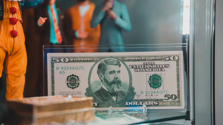 2026년 하반기 재물운 추천 인생 역전 황금 개운법 2 책상에 앉아 돈을 보며 행복해하는 남자