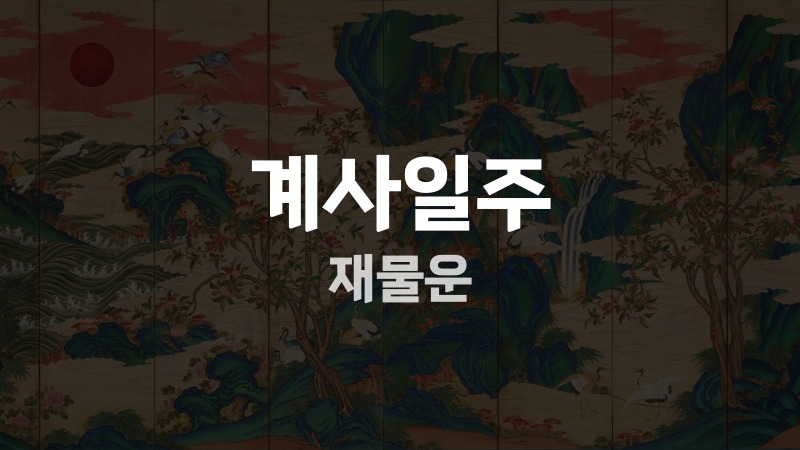 계사일주 재물운