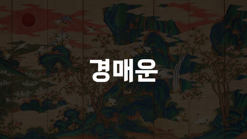 경매운