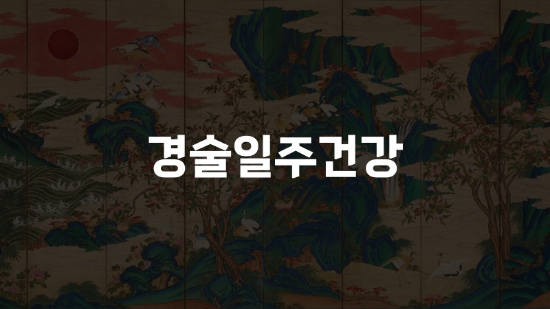 경술일주건강