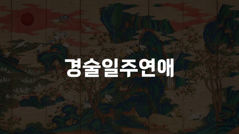 경술일주연애
