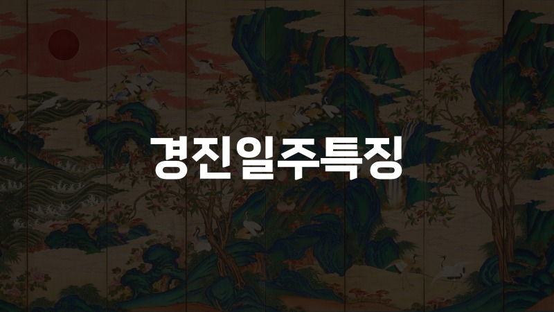 경진일주특징