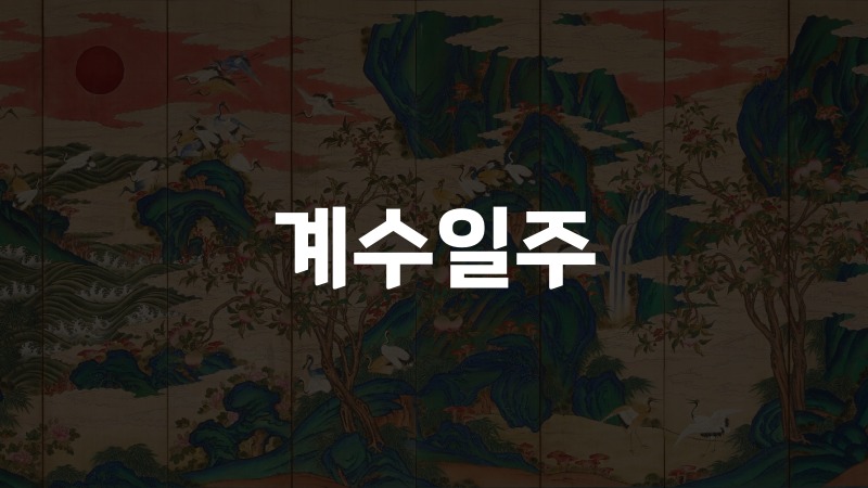 계수일주