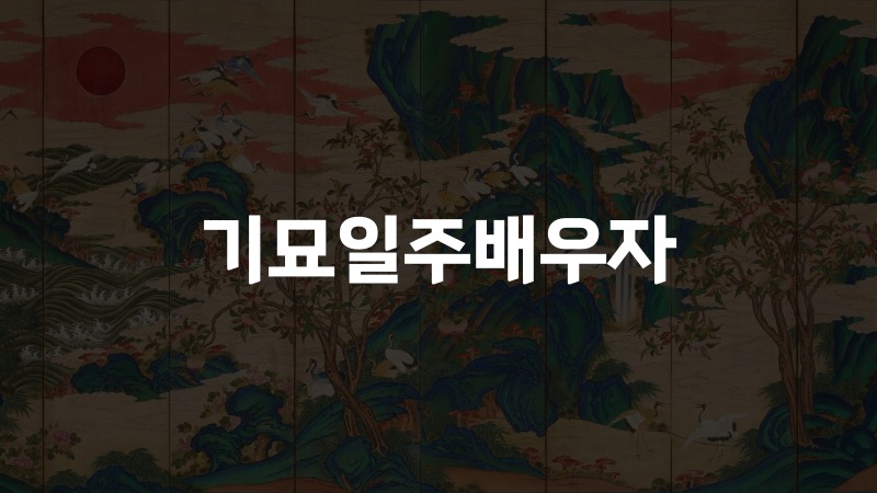 기묘일주배우자