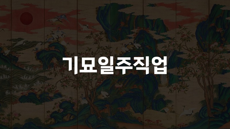 기묘일주직업