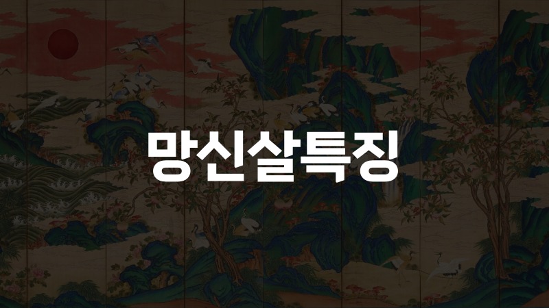 망신살특징