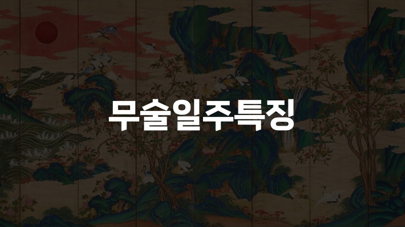 무술일주특징