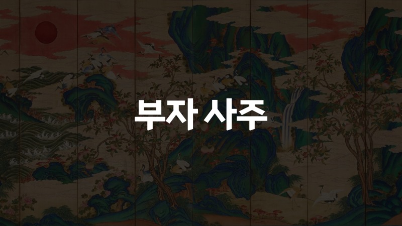 부자 사주