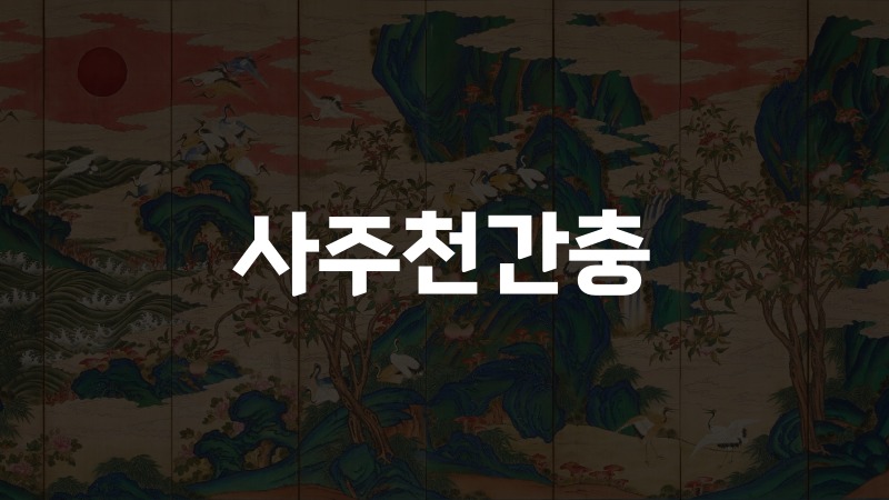 사주천간충