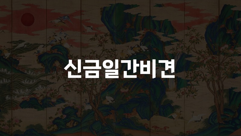 신금일간비견