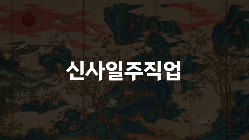 신사일주직업
