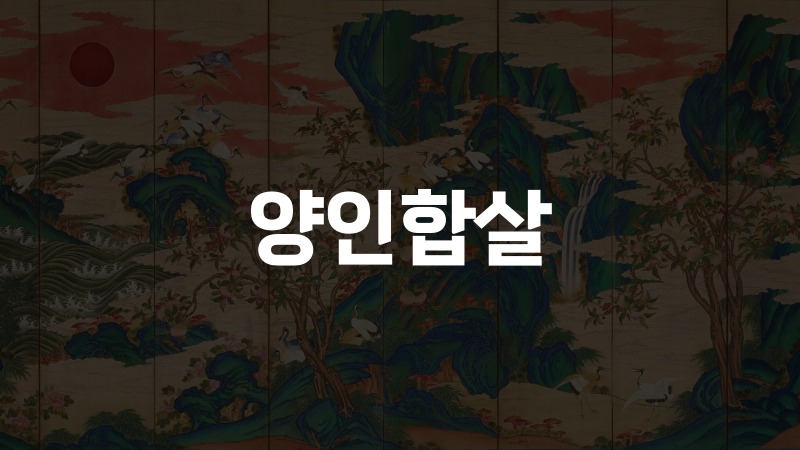 양인합살