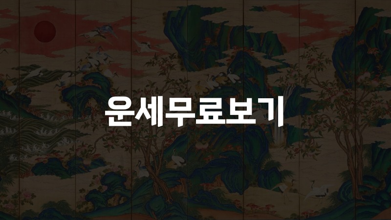 운세무료보기