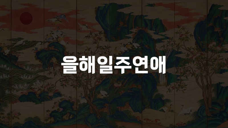 을해일주연애