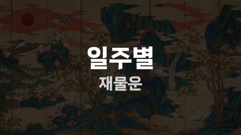 일주별 재물운