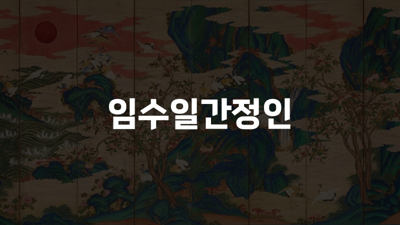 임수일간정인