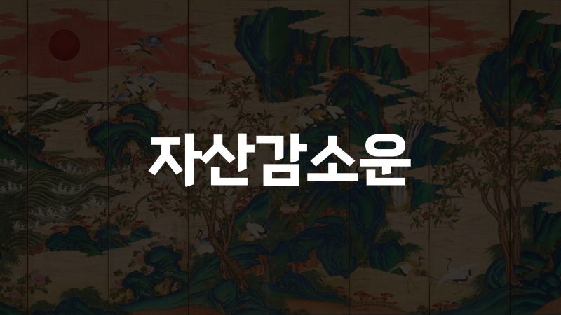 자산감소운