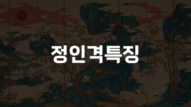 정인격특징