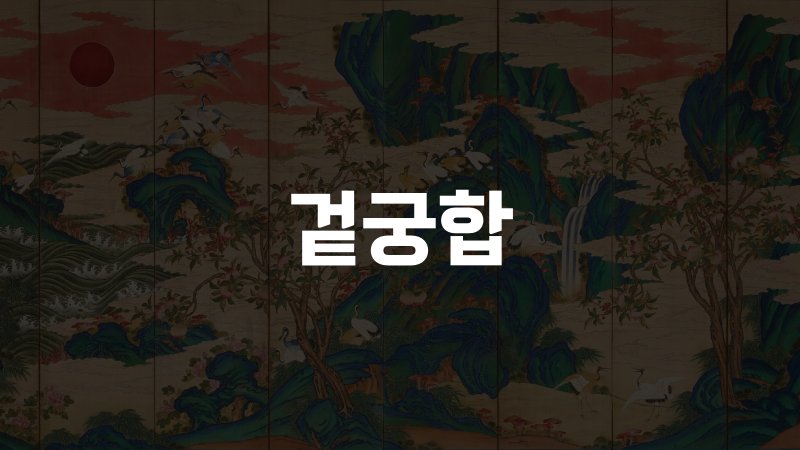 겉궁합