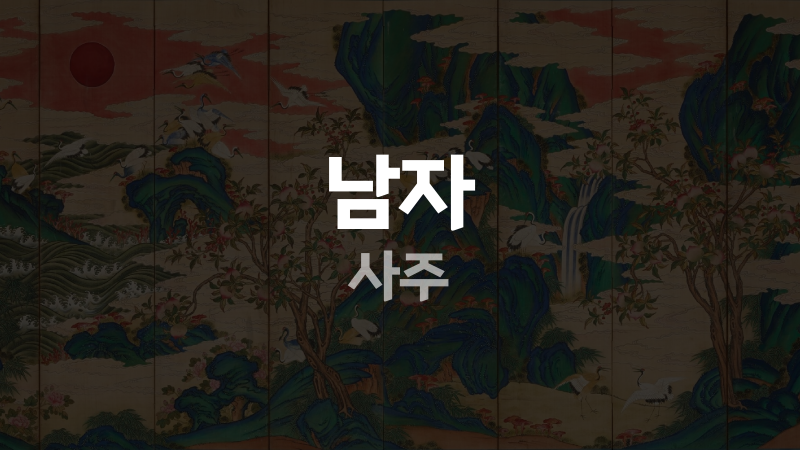 남자 사주
