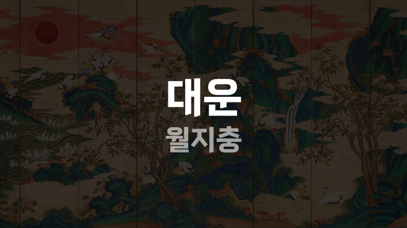 대운 월지충