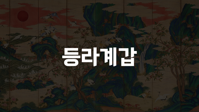 등라계갑