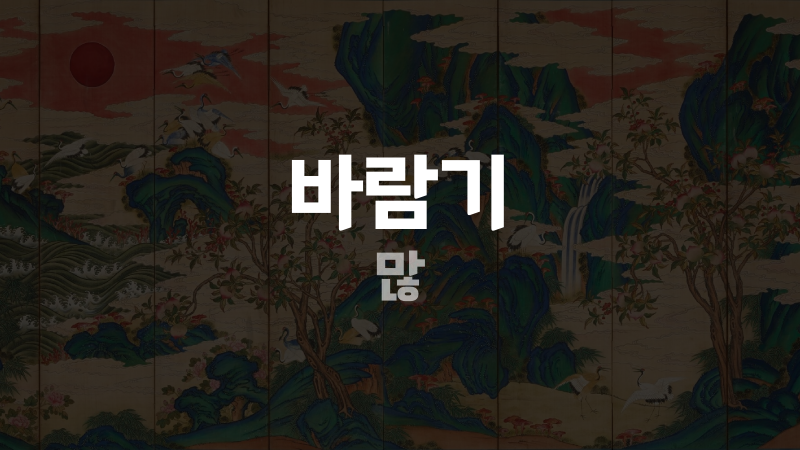 바람기 많
