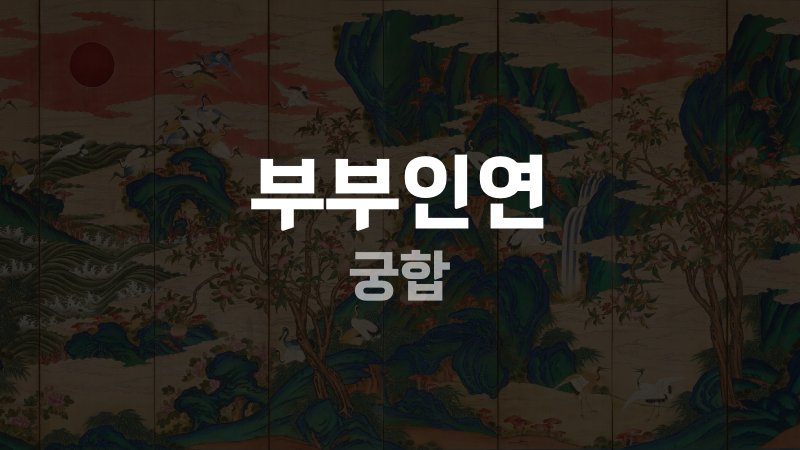 부부인연 궁합