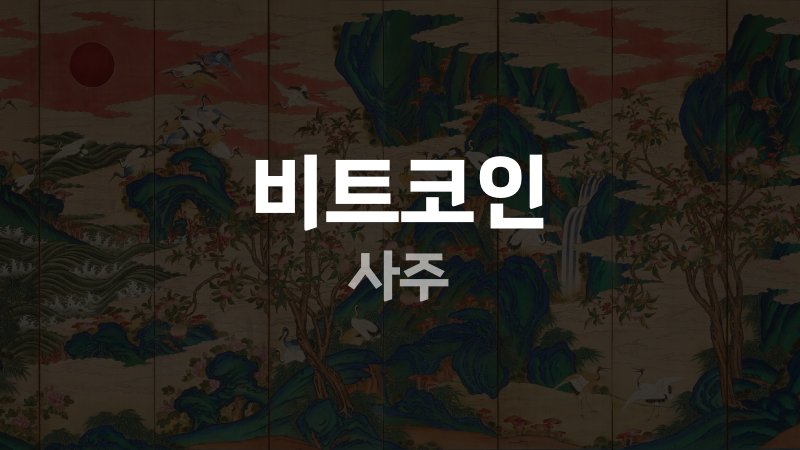 비트코인 사주