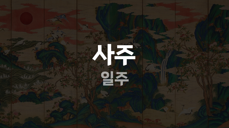 사주 일주