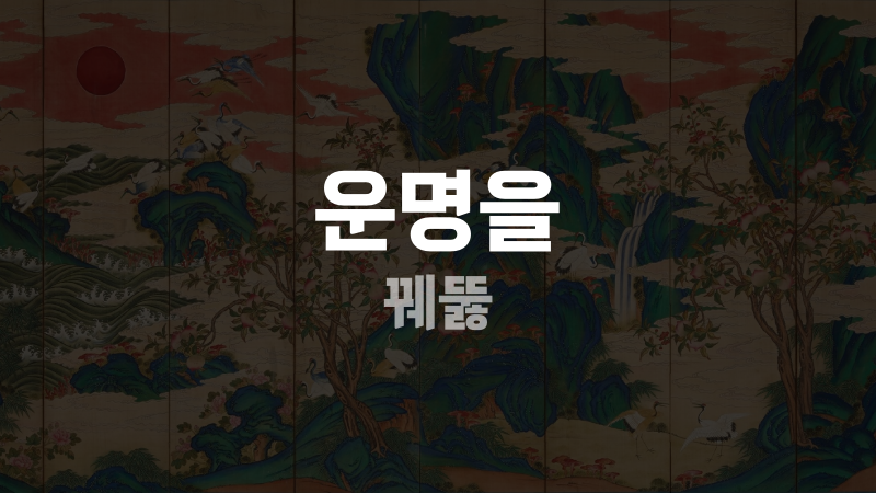 운명을 꿰뚫