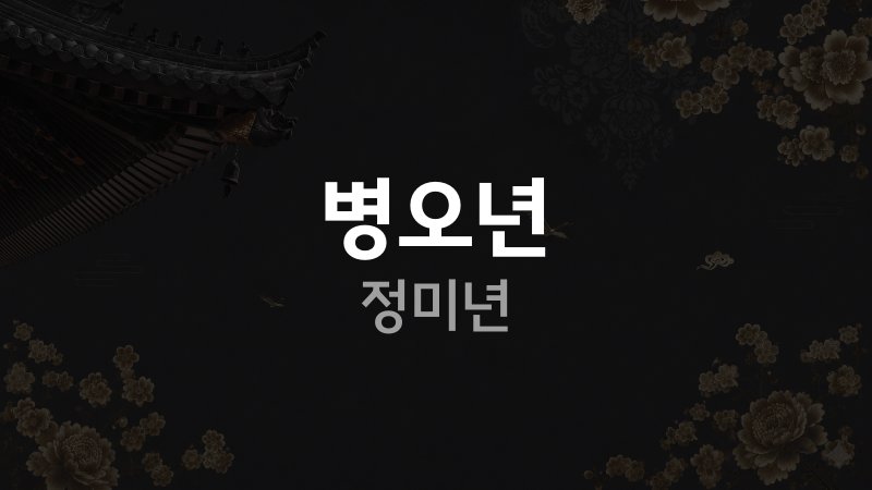 병오년 정미년