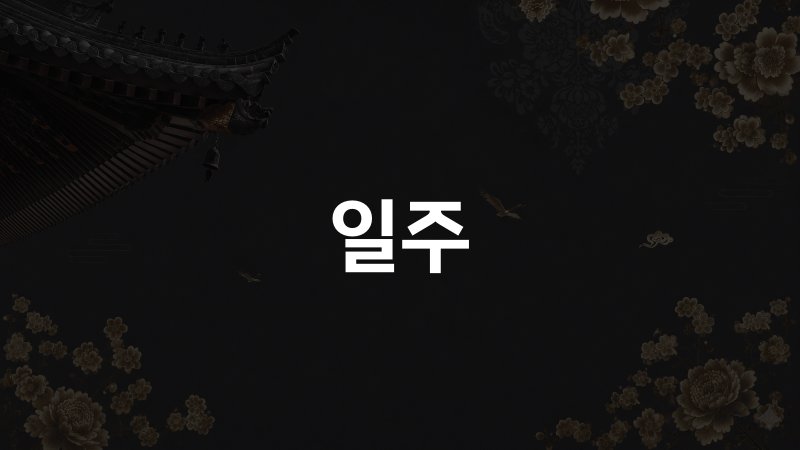 사주 일주 찾기